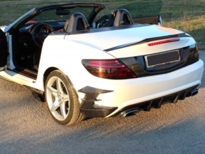 Mercedes Benz SLK Lateral Air Vent Bumper - Rear - Carbon Fiber - R172